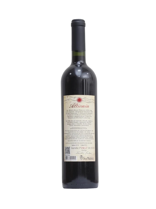 Vinho San Michele - Alticaia - Tinto Seco - Sangiovese - 750 ml