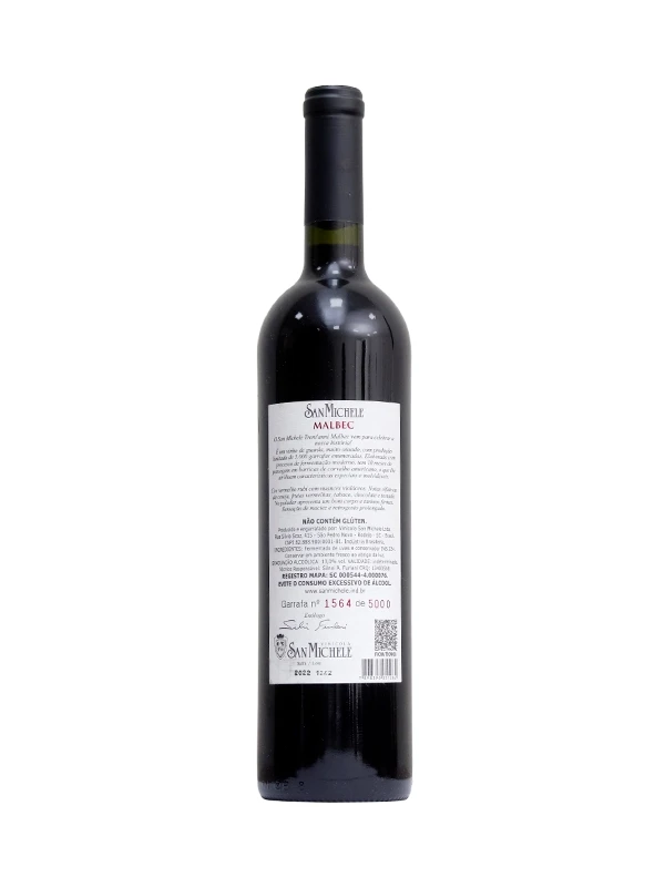 Vinho San Michele -  TRENT'ANNI - Tinto Seco - Malbec - 750 ml