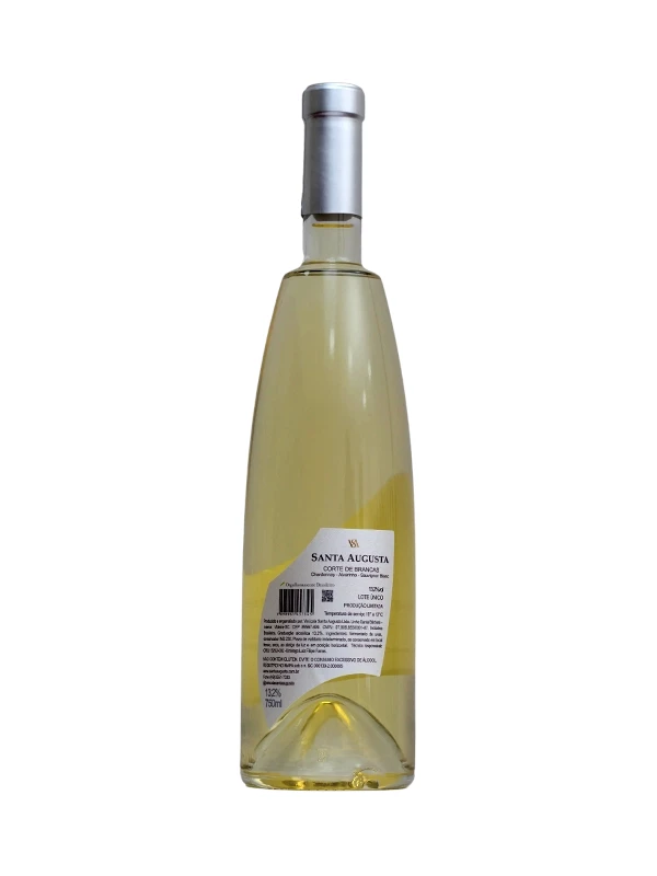 Vinho Santa Augusta - VSA -  Corte de Brancas - Chardonnay, Sauvignon Blanc e Alvarinho - Branco Seco - 750ml