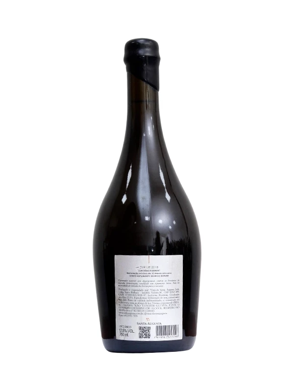 Espumante Santa Augusta  - Fenice - Sur Lie  30 Meses - Nature  Branco - Chardonnay e Pinot Noir - 750 ml