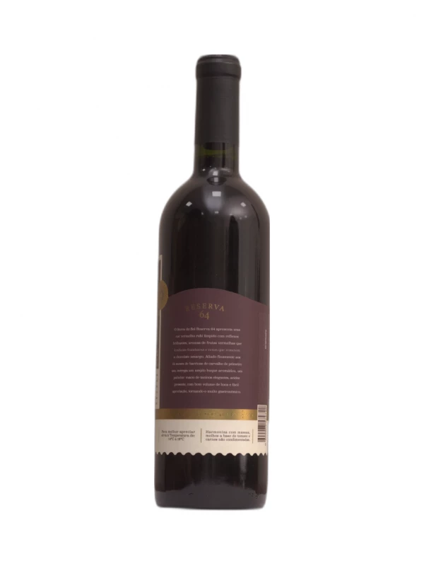 Vinho Serra do Sol - Reserva 64 - Tinto Seco - Cabernet Sauvignon e Merlot  - 750 ml 