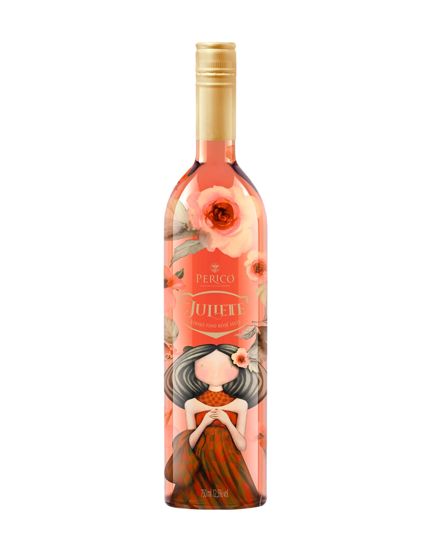 Vinho Pericó - Juliette  - Rose Seco  - 70% Cabernet Sauvignon e 30% Merlot - 750 ml
