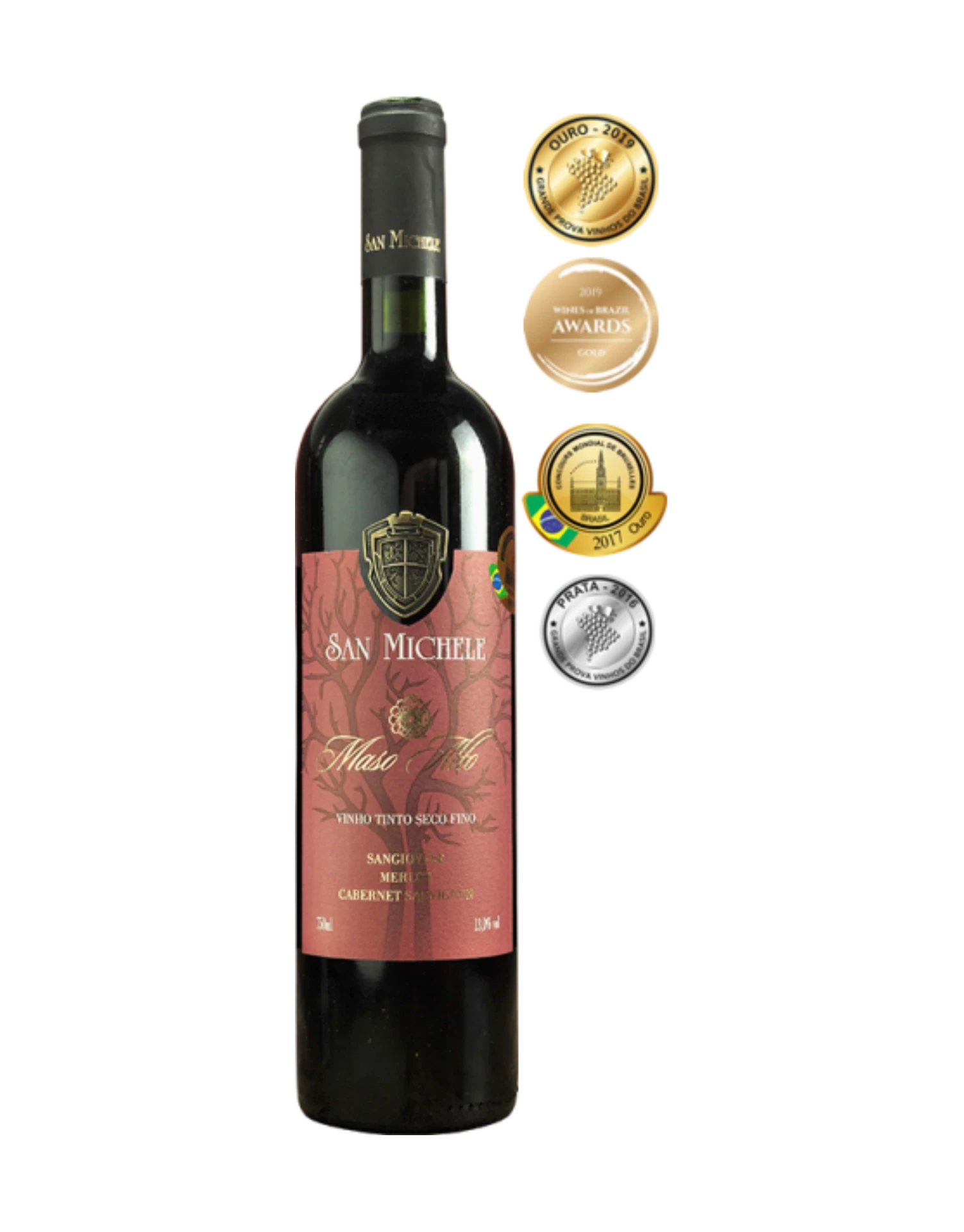 Vinho San MIchele - Maso Alto - Tinto Seco - Sangiovese, Merlot e Cabernet Sauvignon - 750 ml
