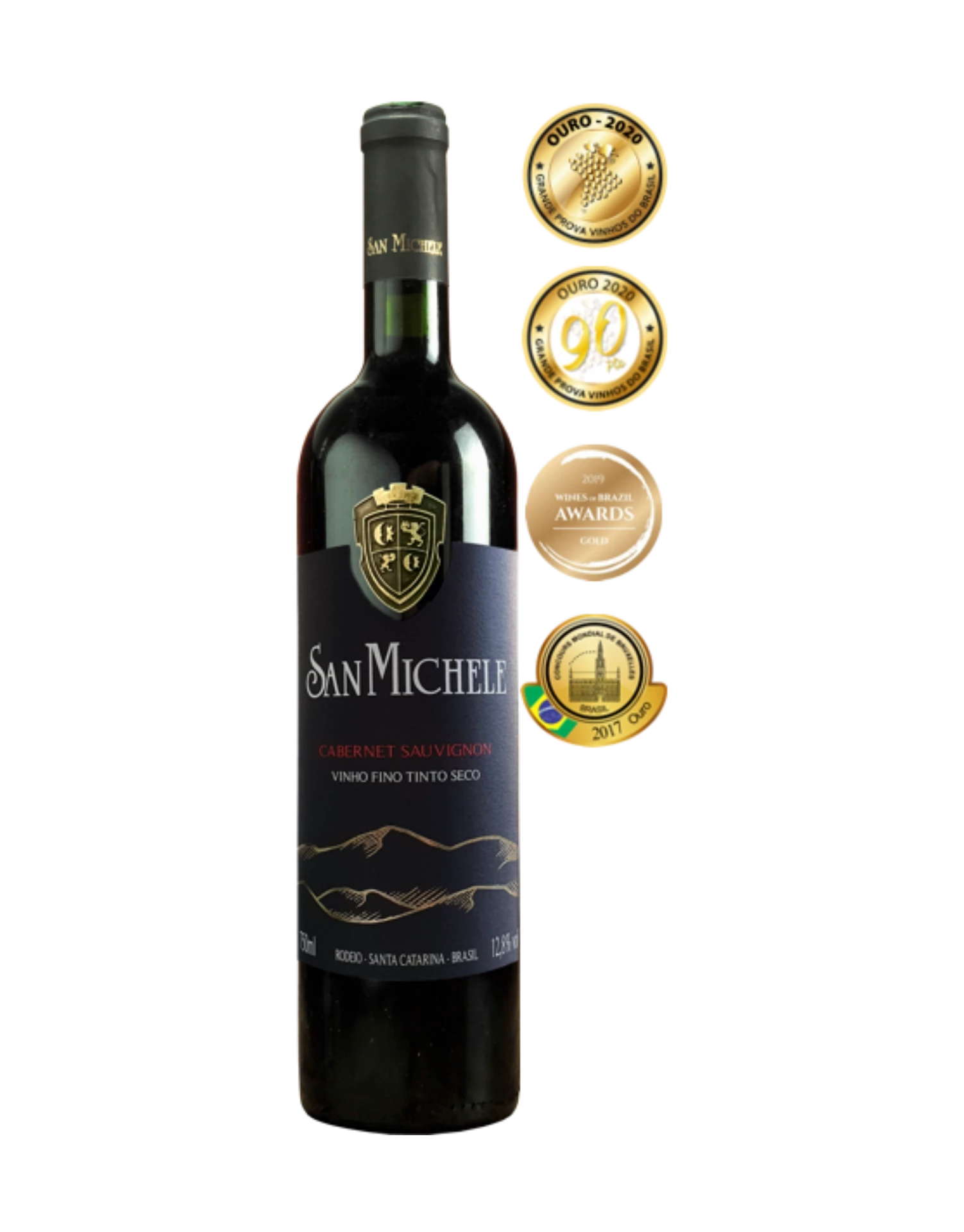 Vinho San Michele - Riserva - Tinto Seco - Cabernet Sauvignon - 750 ml