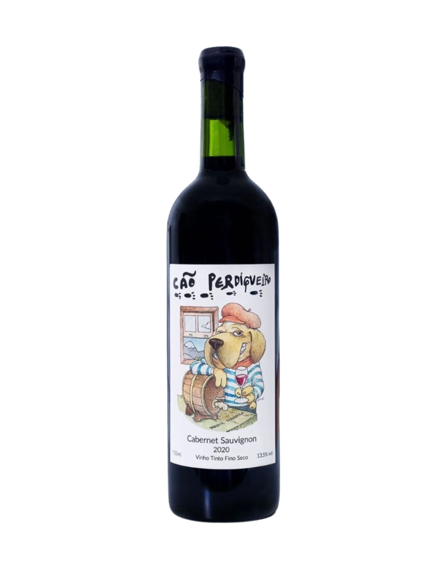 Vinho Cão Perdigueiro - BarriCão Francês - Tinto Seco - Cabernet Sauvignon - 750 ml