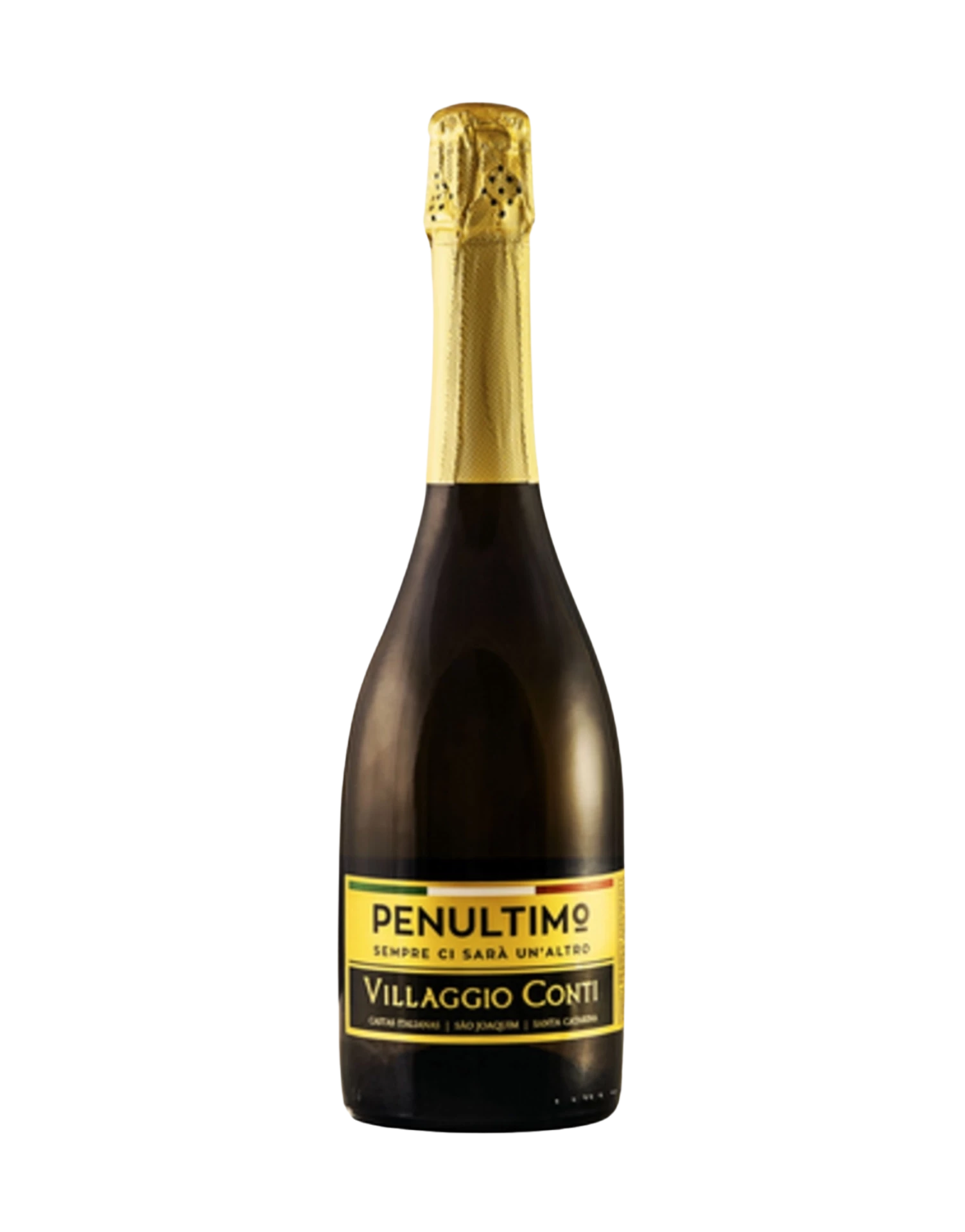 Espumante  Villaggio Conti - Penultimo - Branco Extra Brut - Ribolla Gialla, Vermentino e Glera 750 ml 