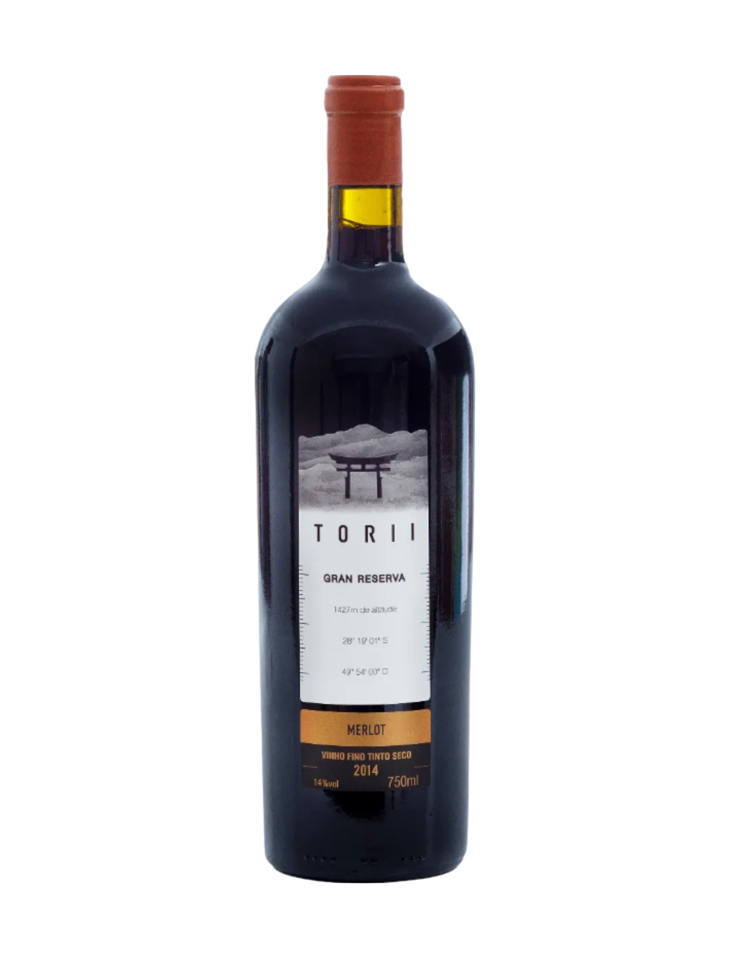 VInho Hiragami -  Torii - Gran Reserva - Tinto Seco - Merlot - 750 ml