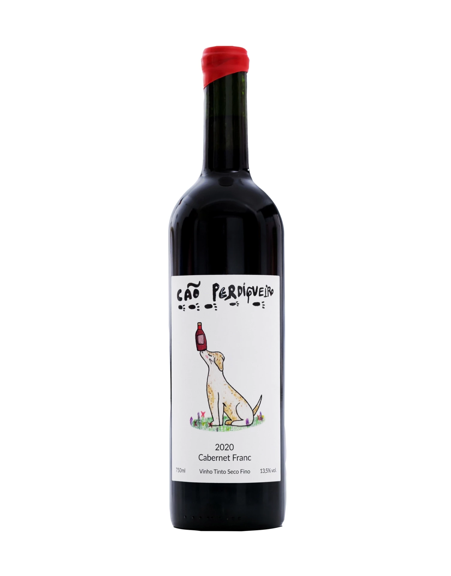Vinho Cão Perdigueiro - Tinto Seco - Cabernet Franc - 750 ml (Padrão)