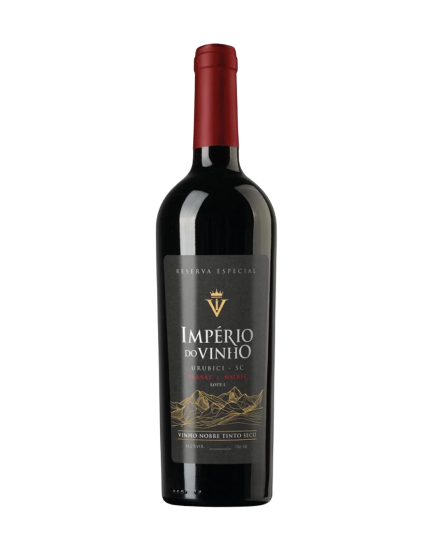 Vinho CV - Império do Vinho - Tinto Seco - Tannat e Malbec - Lote I  - 750 ml