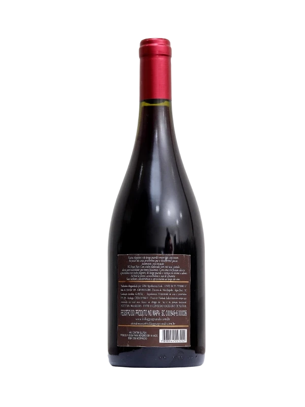 Vinho Villaggio Grando - Tinto Seco - Pinot Noir - 750 ml (verso)