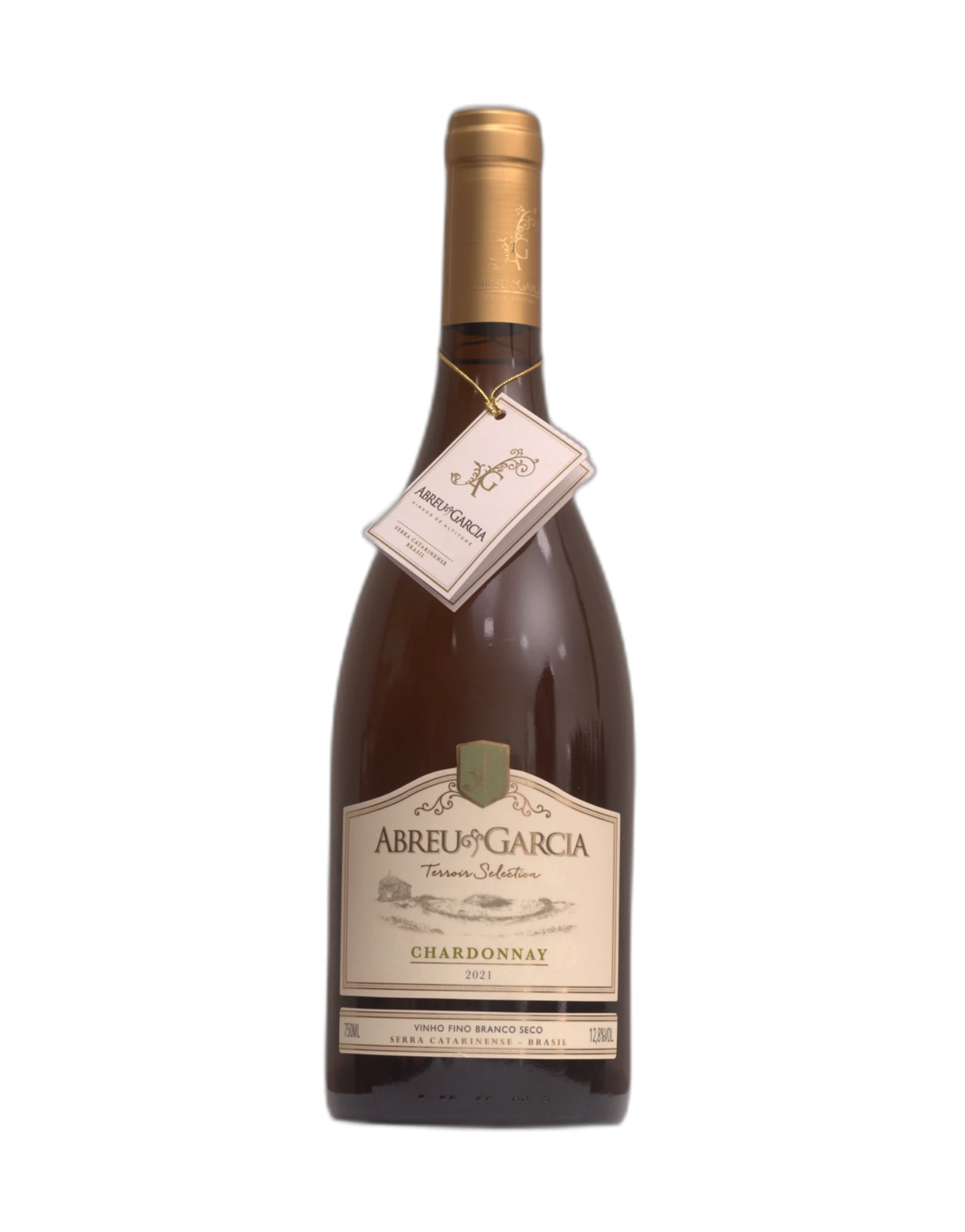 Vinho Abreu Garcia - Branco Seco - Chardonnay - 750ml