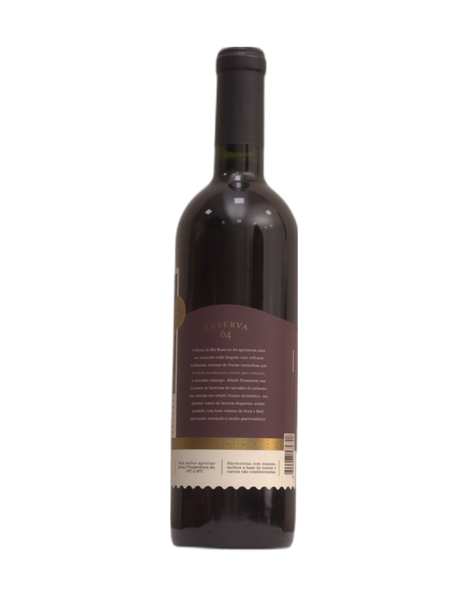 Vinho Serra do Sol - Reserva 64 - Tinto Seco - Cabernet Sauvignon e Merlot - 750 ml 