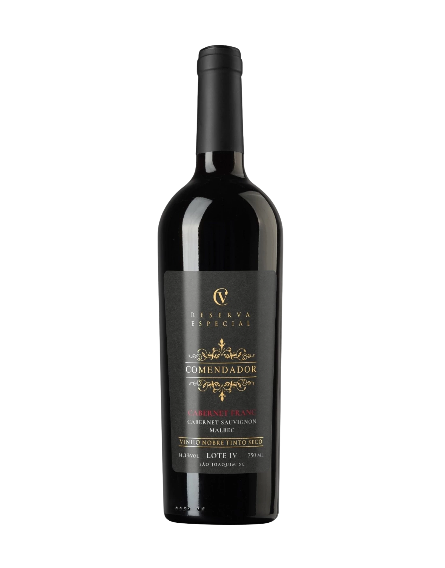 Vinho Comendador - Três Castas - Tinto Seco - Cabernet Franc, Cabernet Sauvignon e Malbec - 750 ml
