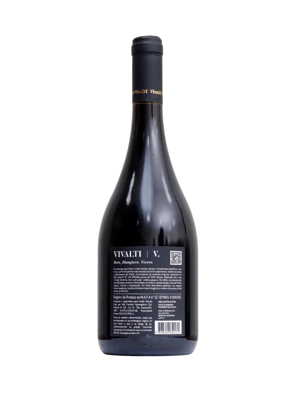 Vinho La Casa Vivalti - Touriga Nacional - Tinto Seco - 750 ml (verso)