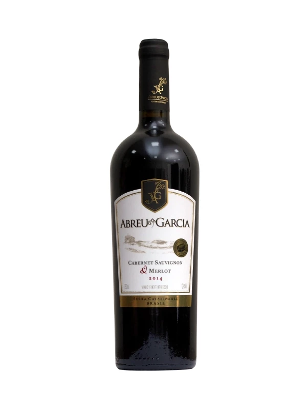 Vinho Abreu Garcia  - Tinto Seco - 60% Cabernet Sauvignon e 40% Merlot - 18 meses em carvalho francês de primeiro uso e 40 meses em garrafa750 ml