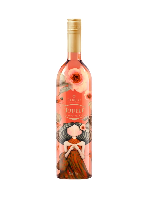 Vinho Pericó - Juliette  - Rose Seco  - 70% Cabernet Sauvignon e 30% Merlot - 750 ml