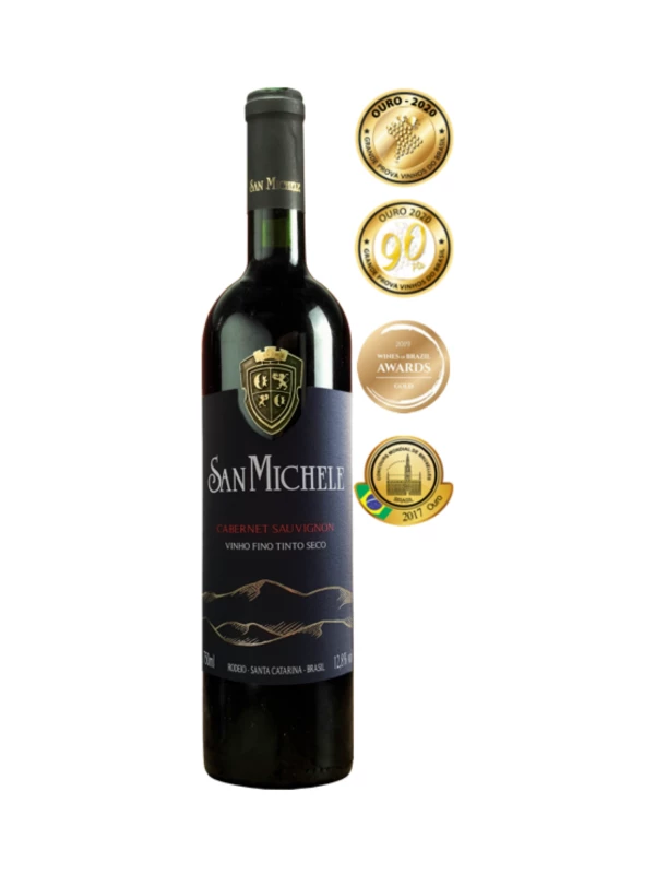Vinho San Michele - Riserva - Tinto Seco - Cabernet Sauvignon - 750 ml