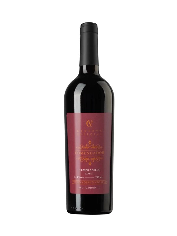Vinho Comendador - Lote II - Tinto Seco - Tempranillo - 750ml