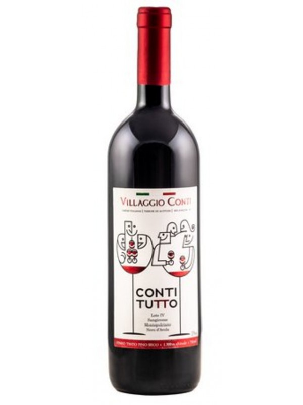 Vinho Villaggio Conti - Conti Tutto - Tinto Seco - Sangiovese, Montepulciano e Rebo - 750 ml