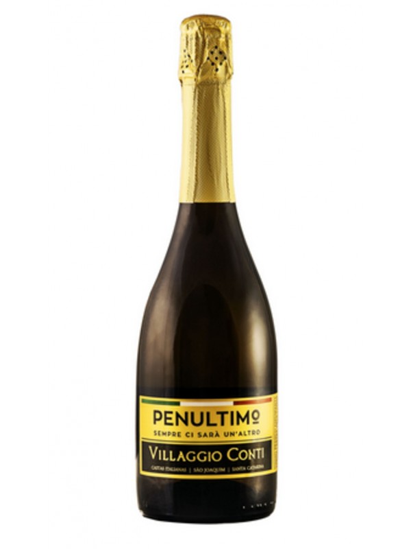 Espumante Villaggio Conti - Penultimo - Branco Extra Brut - Ribolla Gialla, Vermentino e Glera 750 ml 