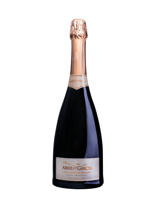 Espumante Abreu Garcia - Rosé Brut - Pinot Noir, Merlot e Cabernet Sauvignon - 750 ml