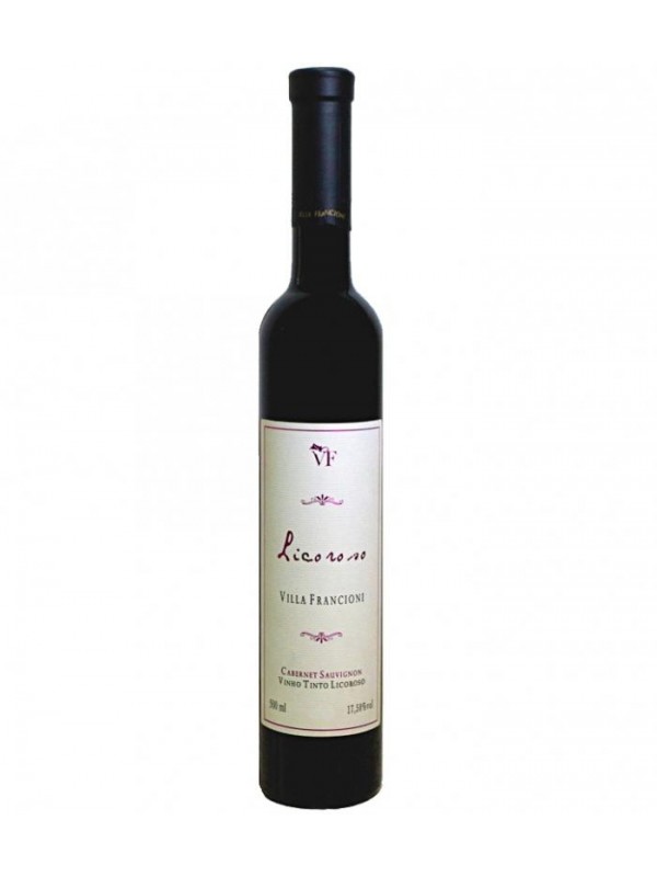Vinho Licoroso Doce  - Villa Francioni -  Tinto  - Cabernet Sauvignon -  500 ml