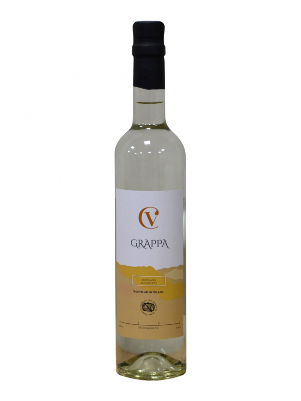 Destilado Alcóolico - CV - Grappa - Sauvignon Blanc (Sem passagem em barrica de carvalho fancês)- 500 ml