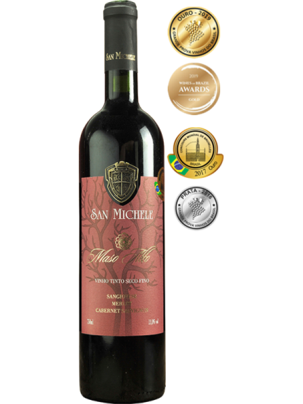 Vinho San MIchele - Maso Alto - Tinto Seco - Sangiovese, Merlot e Cabernet Sauvignon - 750 ml