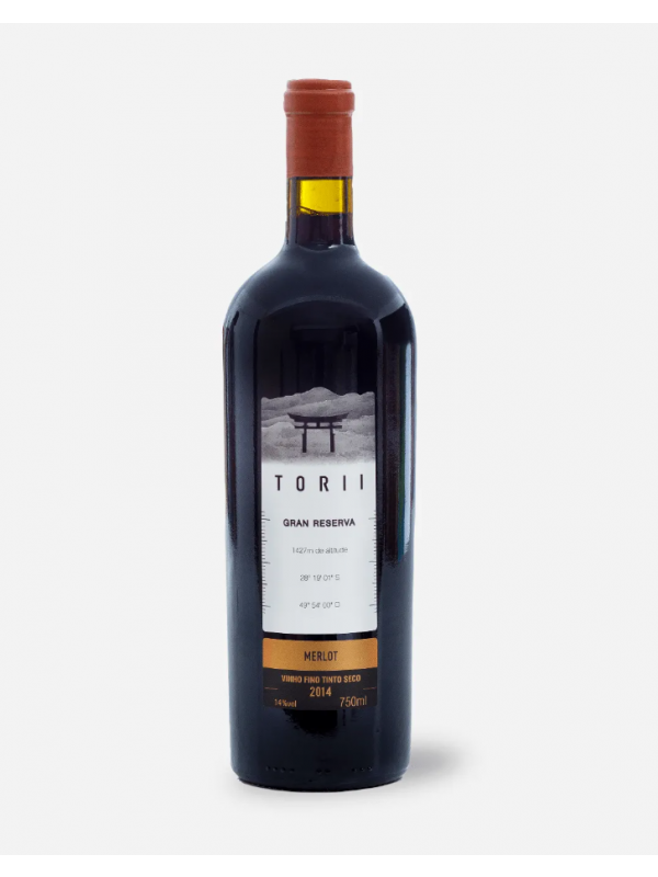 VInho Hiragami -  Torii - Gran Reserva - Tinto Seco - Merlot - 750 ml