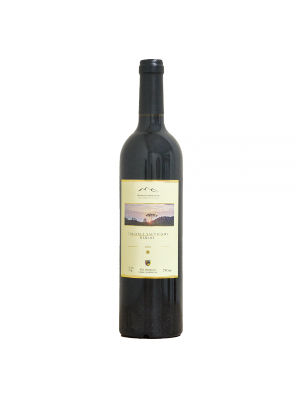 Vinho Vinhedos do Monte Agudo -Tinto Seco - Cabernet Sauvignon e Merlot - 750 ml