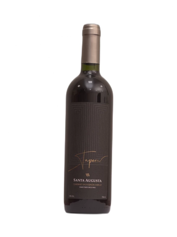 Vinho Santa Augusta - Corte Tapera - Tinto Seco - 45% Merlot, 35% Cabernet Sauvignon, 15% Malbec e 5% Montepulciano - 750 ml