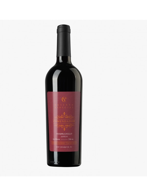 Vinho Comendador - Lote II - Tinto Seco -  Tempranillo - 750ml