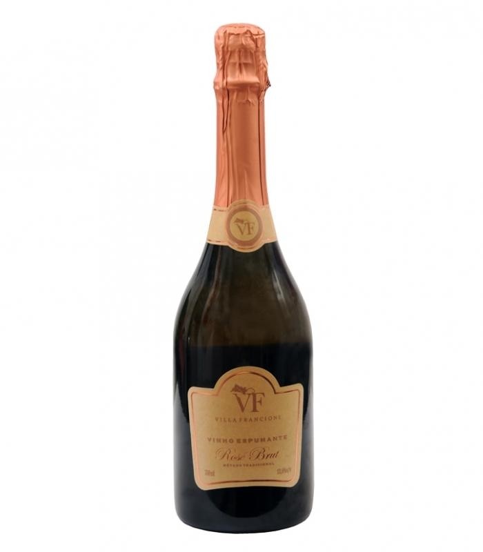  Espumante - Villa Francioni - Brut Rosé - Pinot Noir e Chardonnay - 750 ml