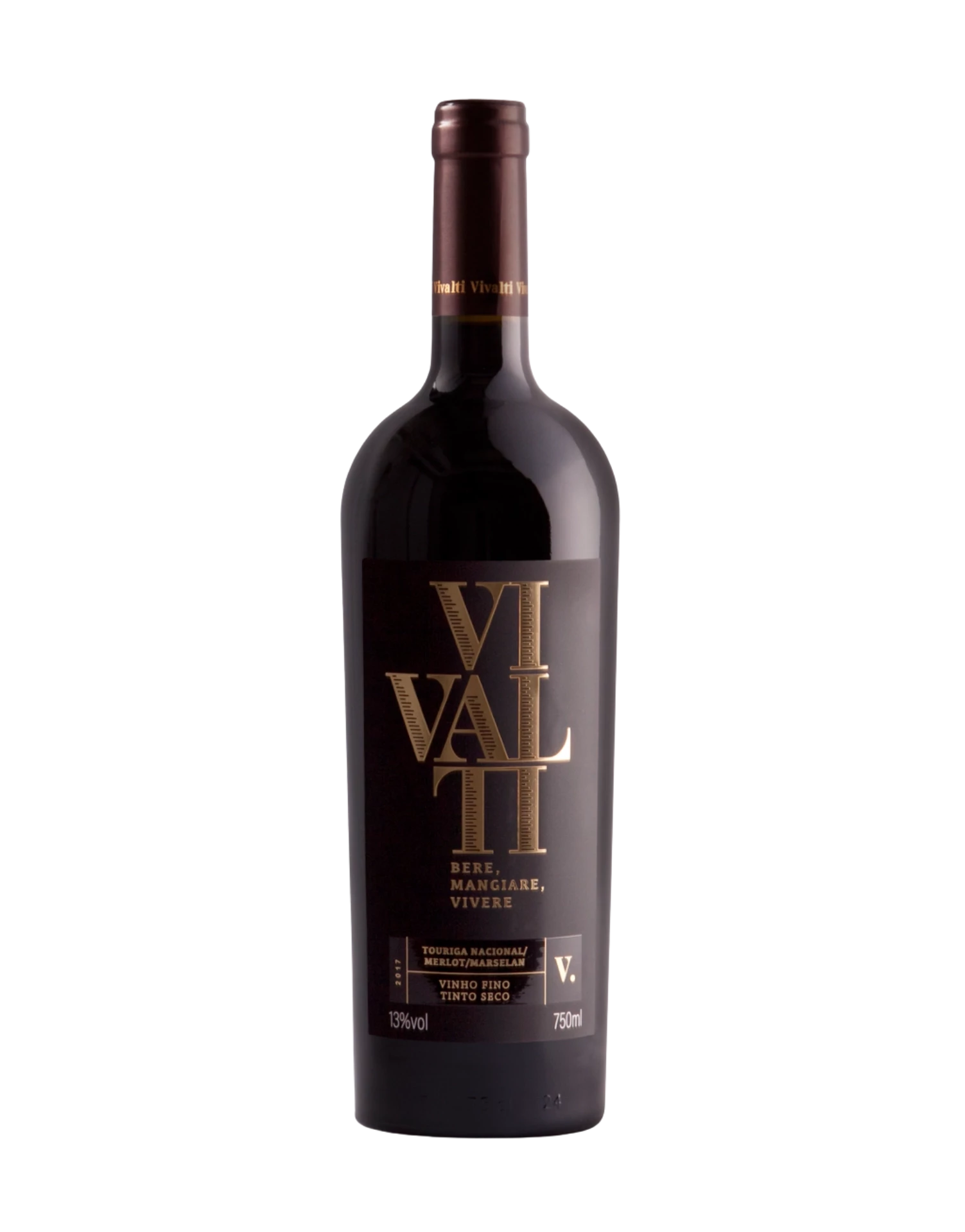 Vinho La Casa Vivalti -Tinto Seco -  Touriga Nacional, Merlot e Marselan  - 750 ml