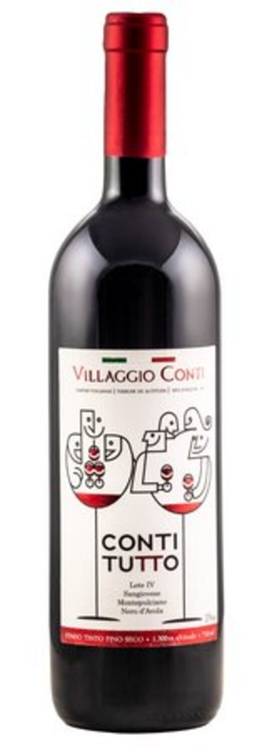 Vinho Villaggio Conti - Conti Tutto - Tinto Seco - Sangiovese, Montepulciano e Rebo - 750 ml