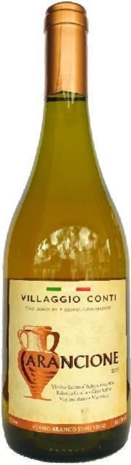 Vinho Villaggio Conti - Arancione(Laranja) - Branco Seco - Ribolla Gialla, Grechetto, Malvasia Aromática e Vermentino - 750 ml