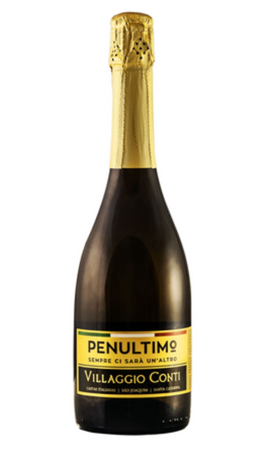 Espumante  Villaggio Conti - Penultimo - Branco Extra Brut - Ribolla Gialla, Vermentino e Glera 750 ml 