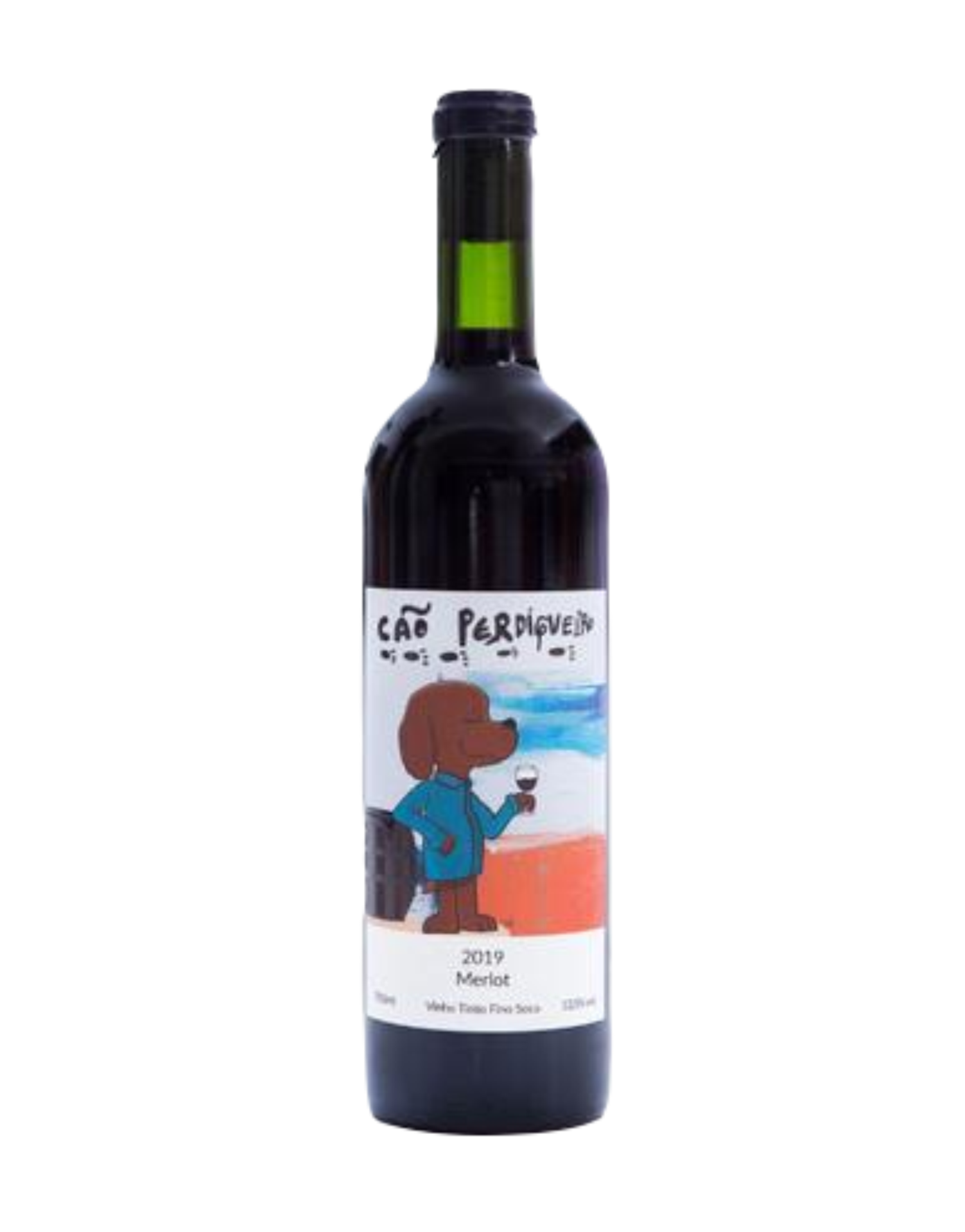 Vinho Cão Perdigueiro - Tinto Seco - Merlot - 750 ml