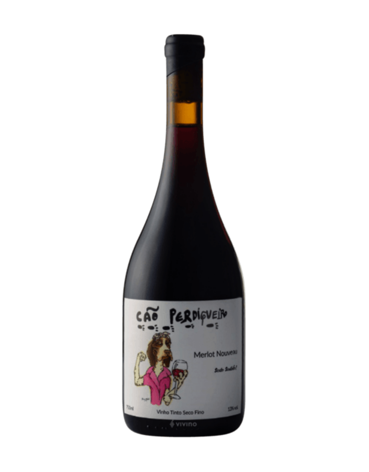 Vinho Cão Perdigueiro - Tinto Seco - Merlot Nouveau - 750 ml