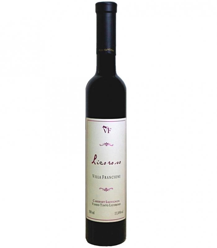 Vinho Licoroso Doce  - Villa Francioni -  Tinto  - Cabernet Sauvignon -  500 ml