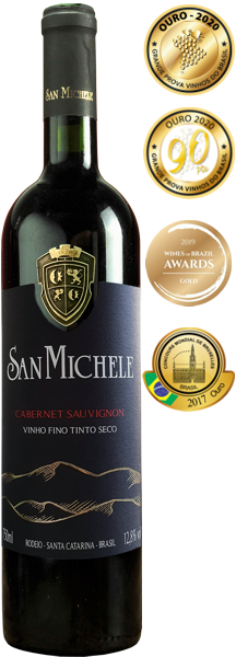 Vinho San Michele - Riserva - Tinto Seco - Cabernet Sauvignon - 750 ml