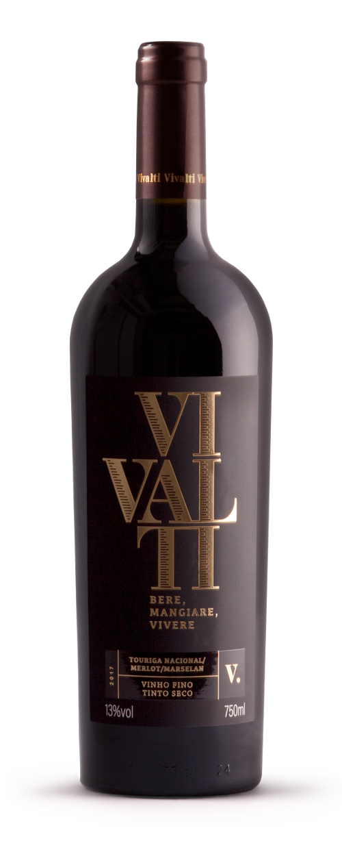 Vinho La Casa Vivalti -Tinto Seco -  Touriga Nacional, Merlot e Marselan  - 750 ml