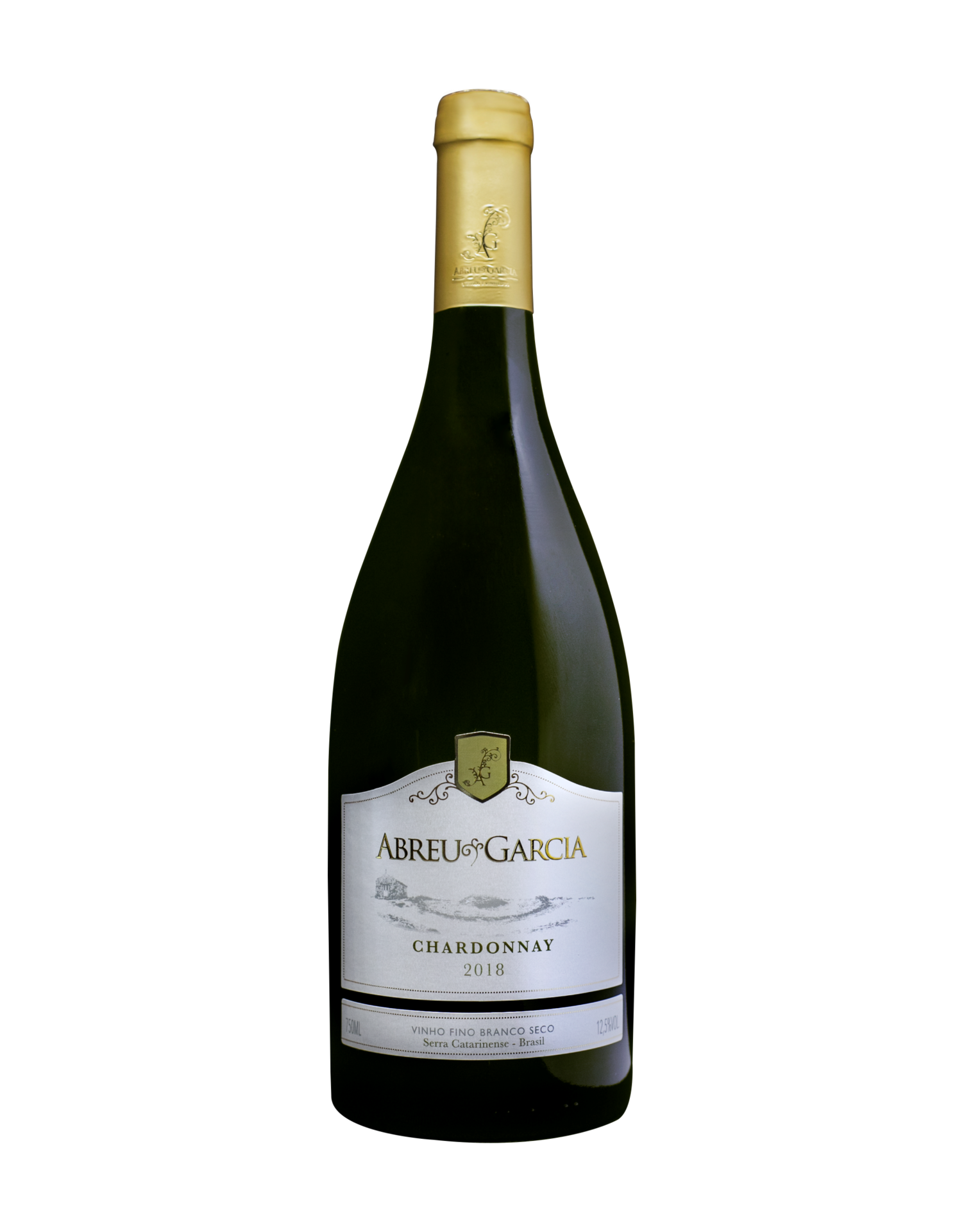 Vinho Abreu Garcia - Branco Seco - Chardonnay - 750ml