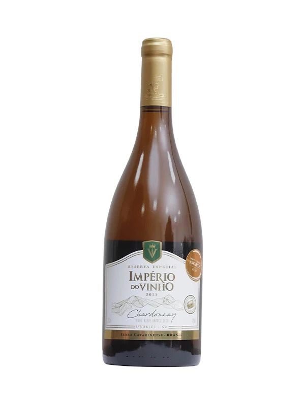 Vinho CV - Império do Vinho - Branco Seco - Chardonnay - 750 ml (frente)