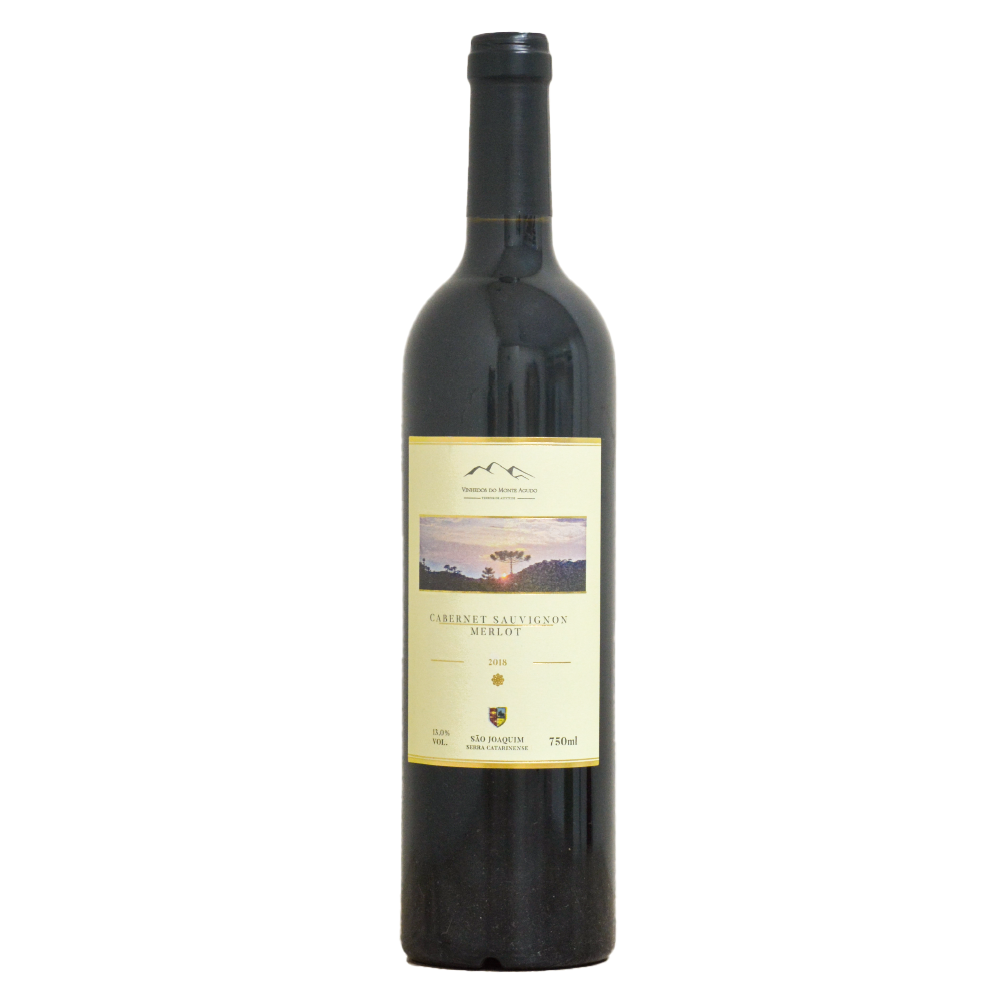 Vinho Vinhedos do Monte Agudo -Tinto Seco - Cabernet Sauvignon e Merlot - 750 ml