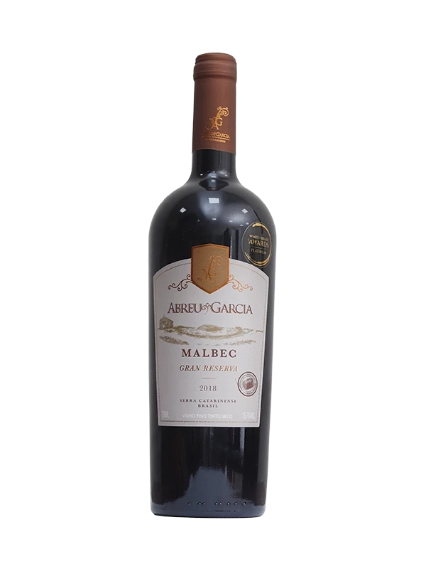 Vinho Abreu Garcia - Gran Reserva - Tinto Seco - Malbec - 750 ml (Frente)